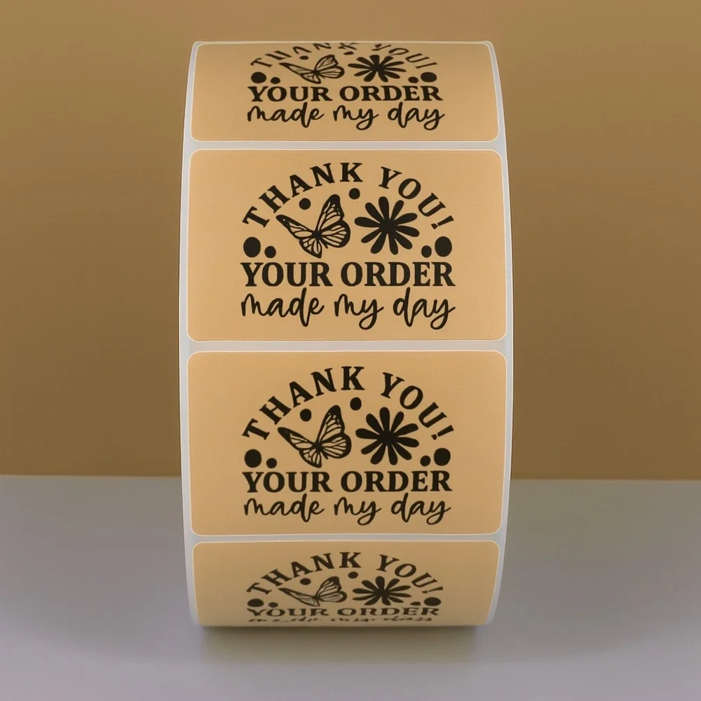 Thank you your order made my day | Cute Small Business Packaging Labels
